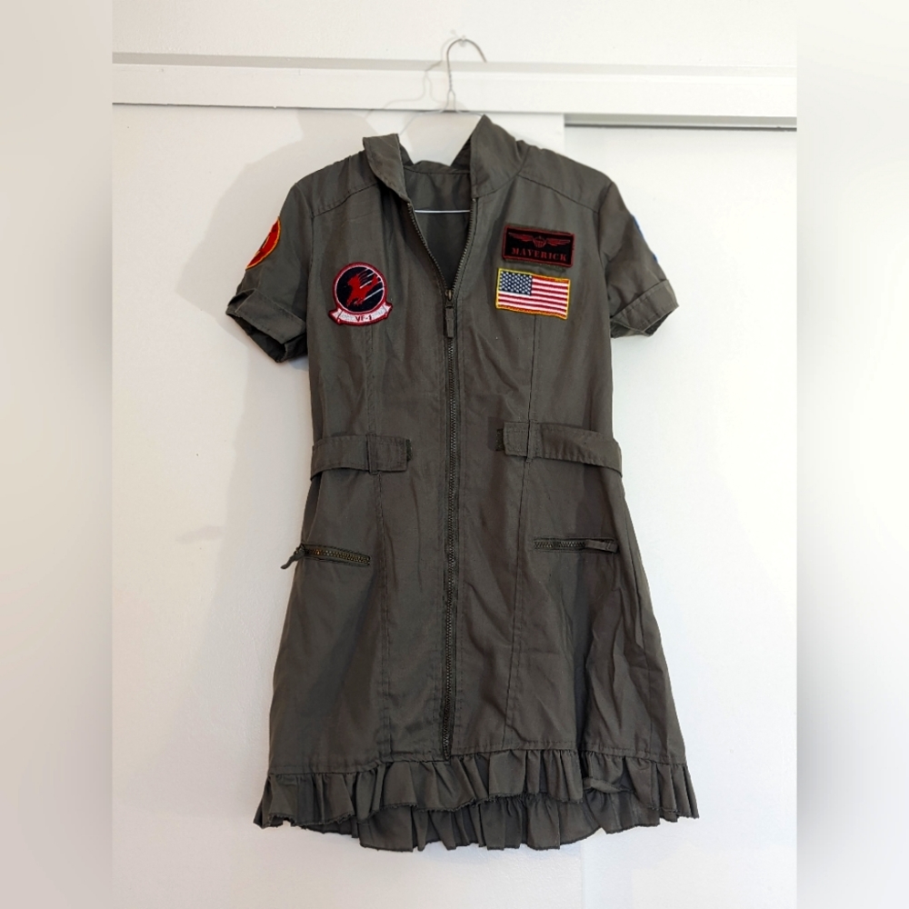 Super cool fighter pilot dress costume